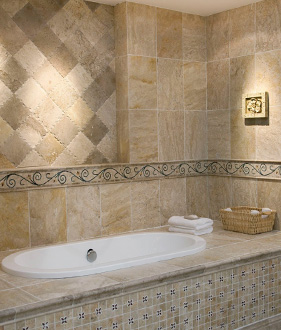 Tile and grout cleaning result by Ultra Clean